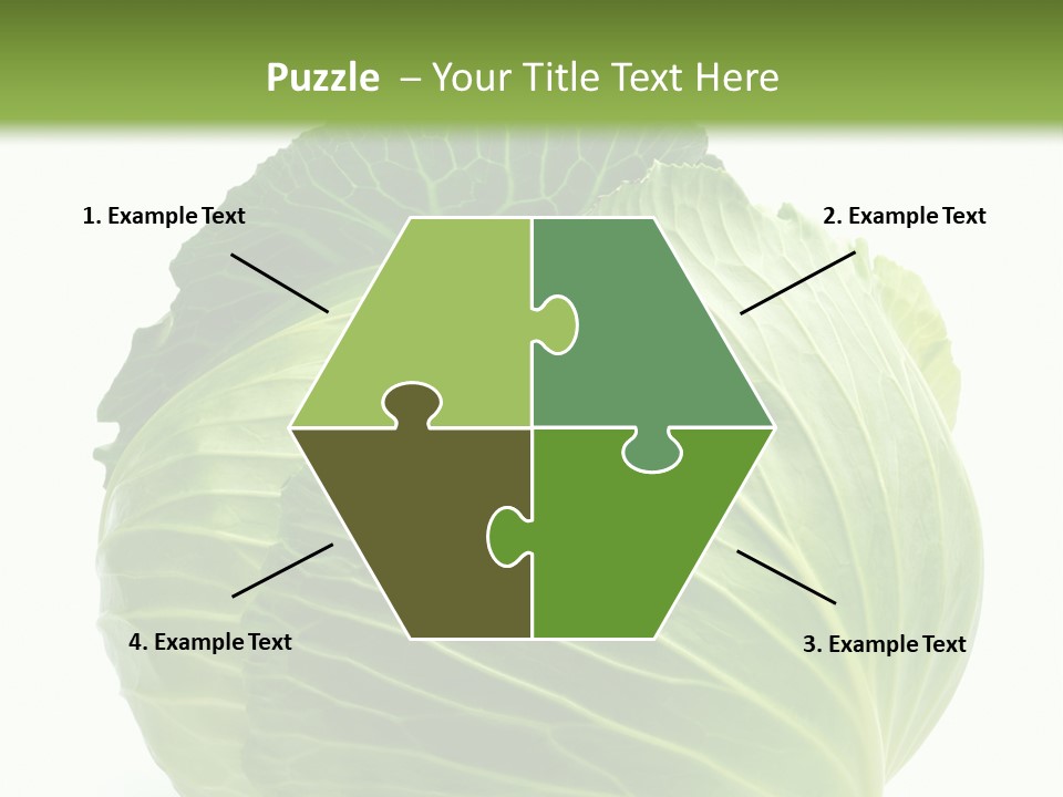 Mineral Salad Vegetable PowerPoint Template