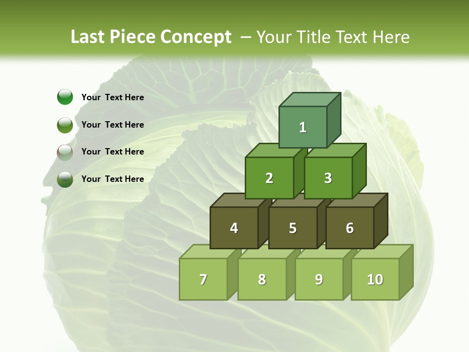 Mineral Salad Vegetable PowerPoint Template