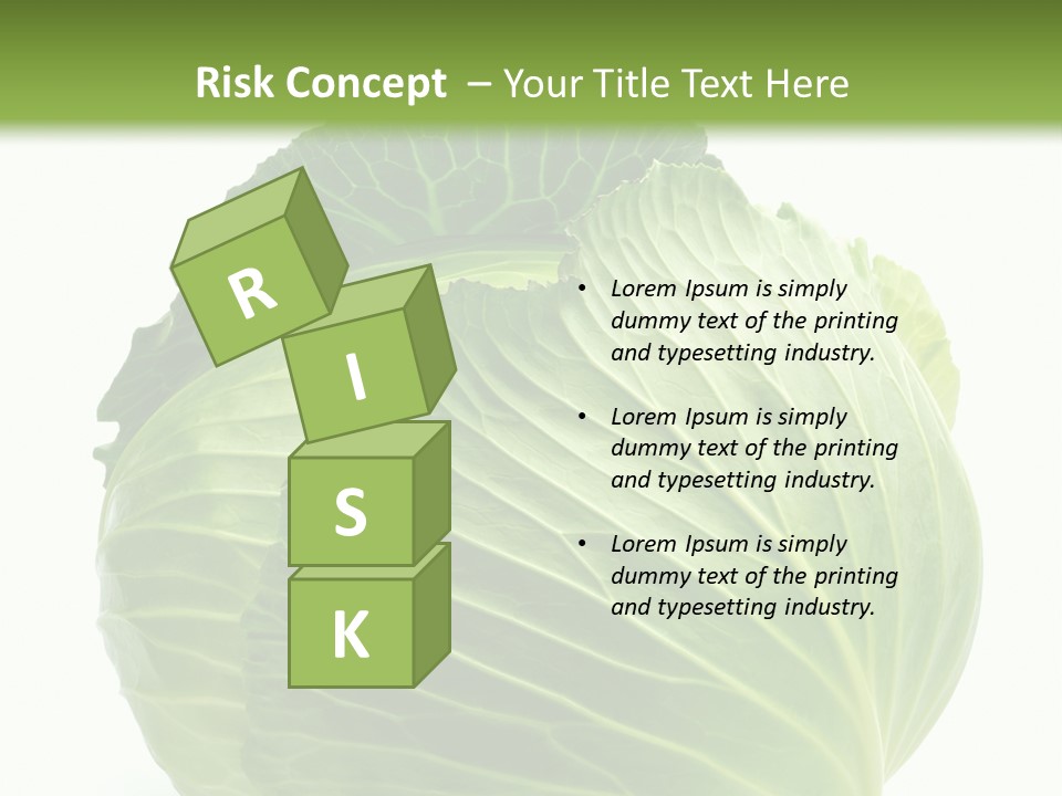Mineral Salad Vegetable PowerPoint Template