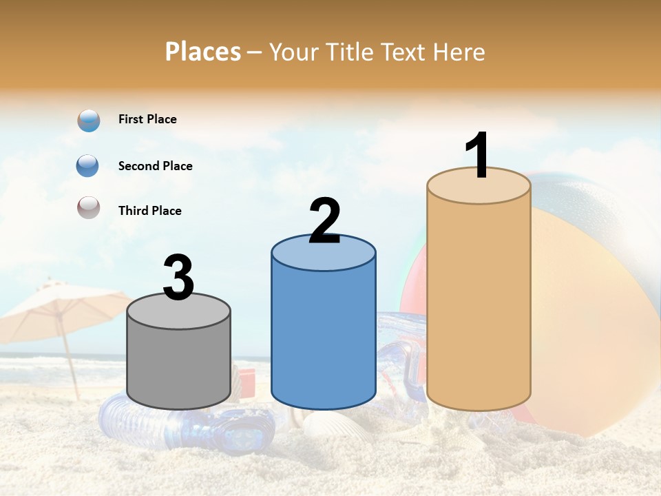 Blue Relaxation Tropical PowerPoint Template