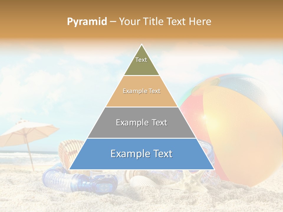 Blue Relaxation Tropical PowerPoint Template