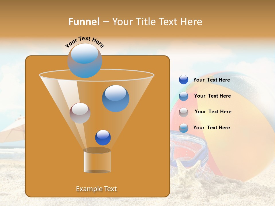 Blue Relaxation Tropical PowerPoint Template