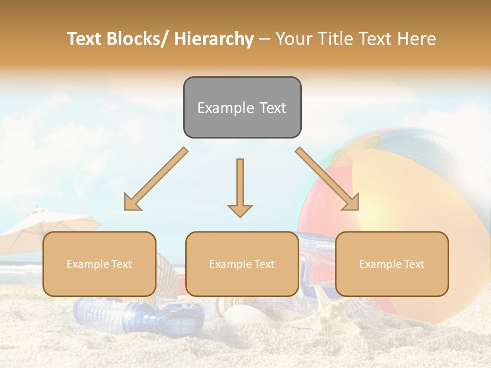 Blue Relaxation Tropical PowerPoint Template