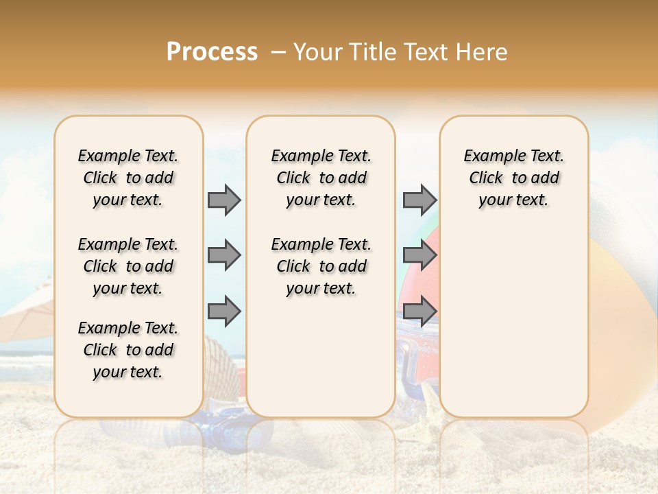 Blue Relaxation Tropical PowerPoint Template