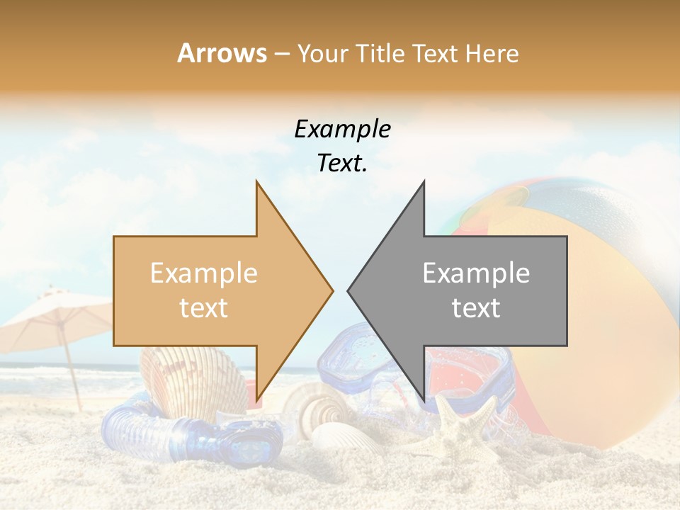 Blue Relaxation Tropical PowerPoint Template