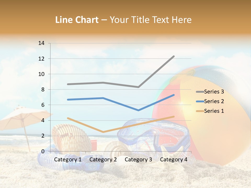 Blue Relaxation Tropical PowerPoint Template