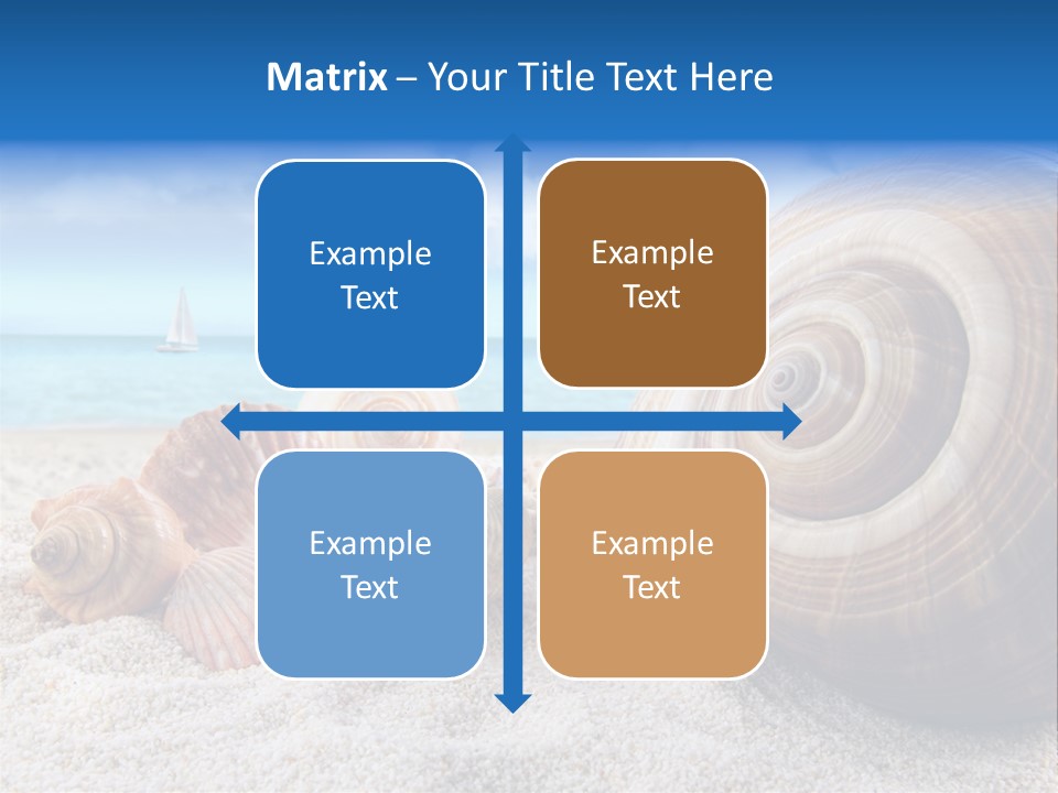 Summer Seashore Resort PowerPoint Template