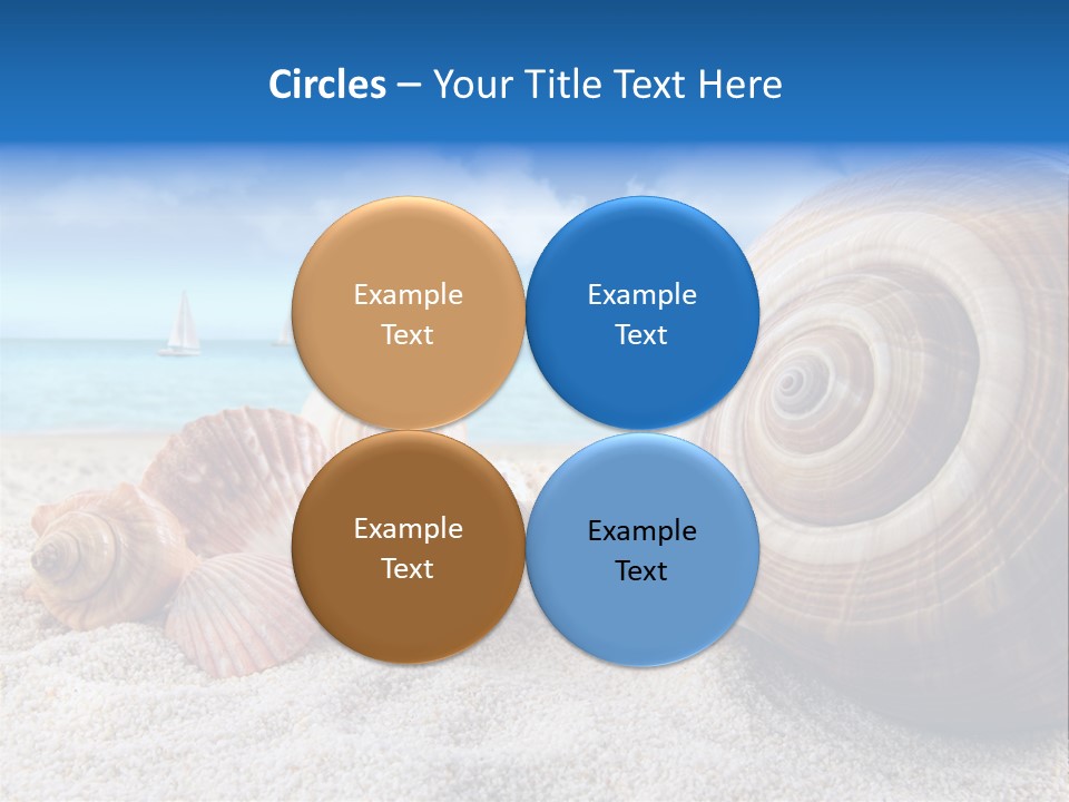 Summer Seashore Resort PowerPoint Template