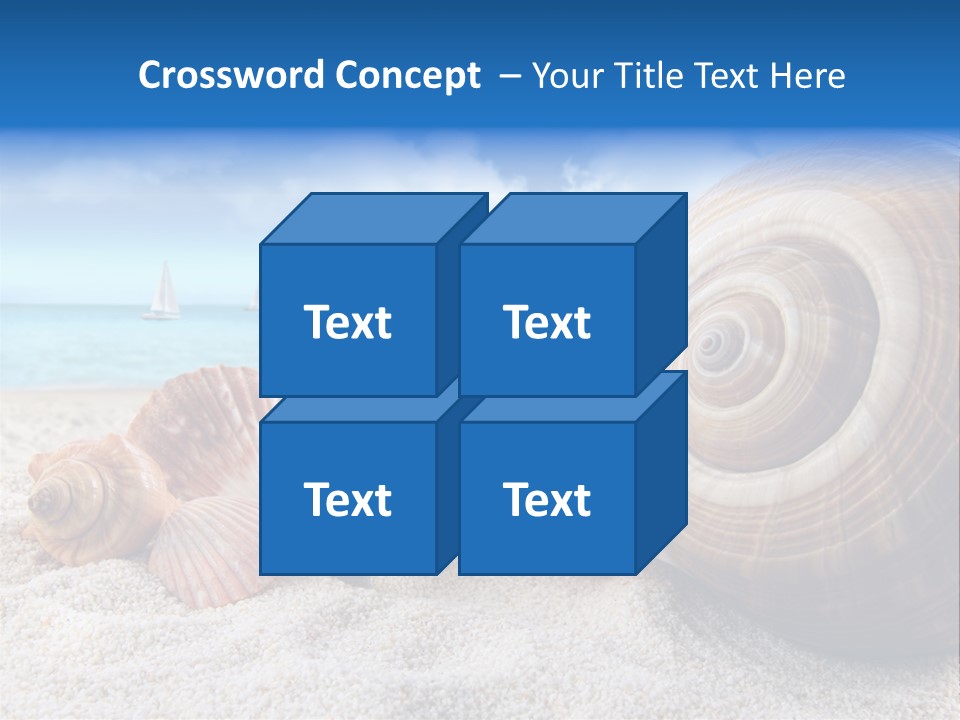 Summer Seashore Resort PowerPoint Template