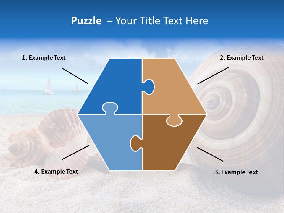 Summer Seashore Resort PowerPoint Template