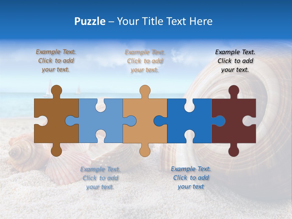 Summer Seashore Resort PowerPoint Template