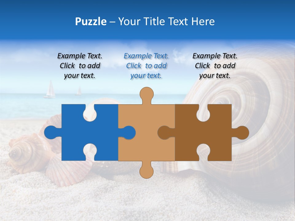 Summer Seashore Resort PowerPoint Template