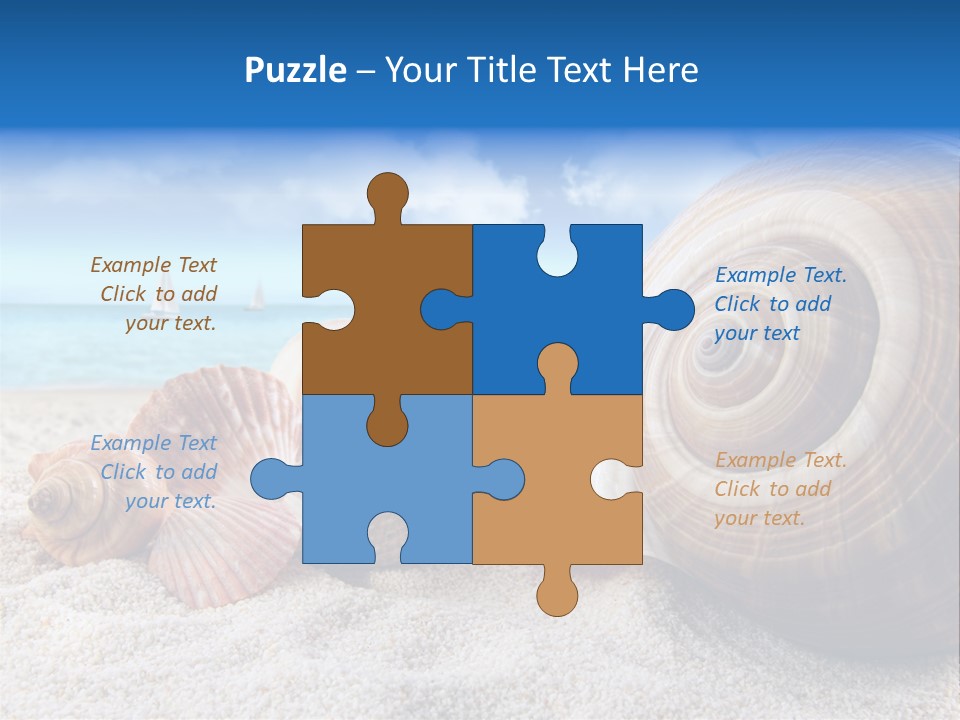 Summer Seashore Resort PowerPoint Template