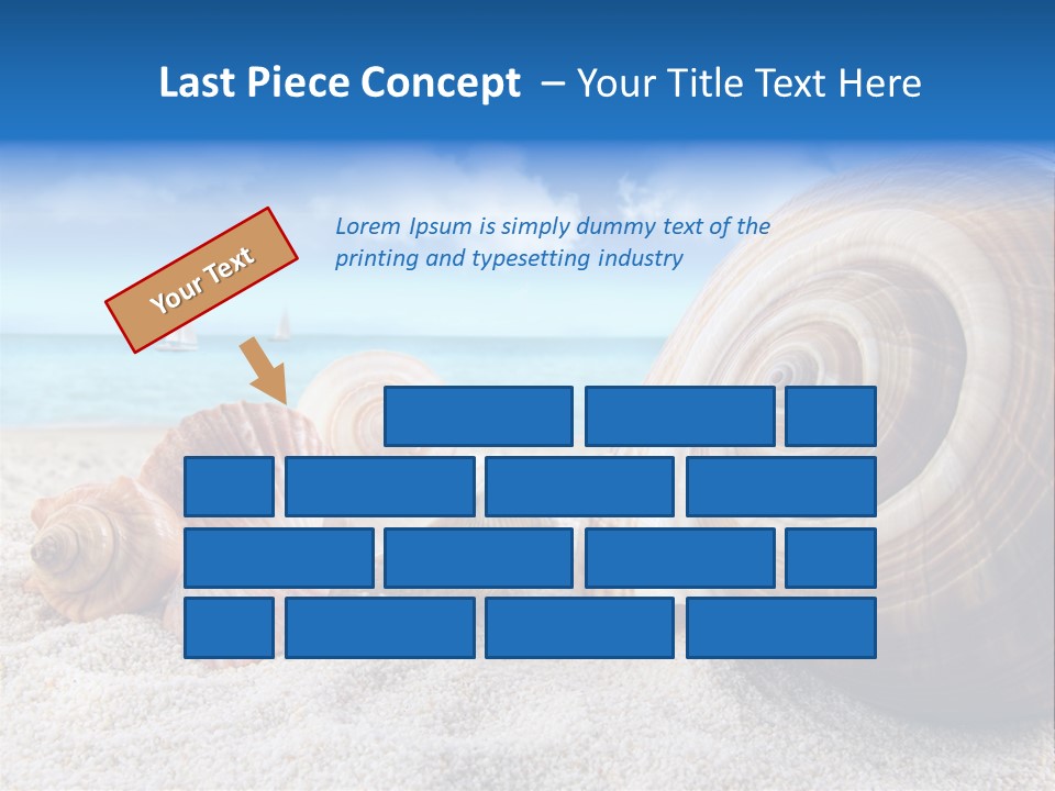 Summer Seashore Resort PowerPoint Template