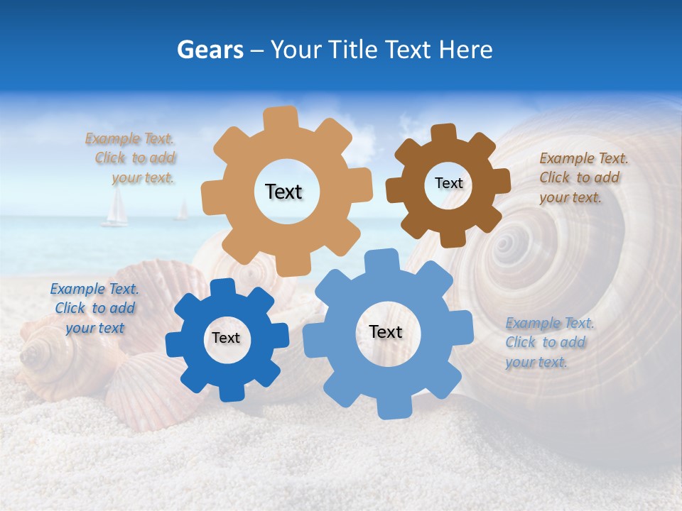 Summer Seashore Resort PowerPoint Template