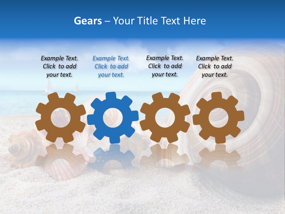 Summer Seashore Resort PowerPoint Template