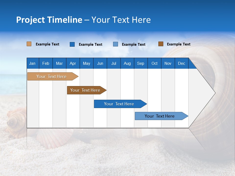Summer Seashore Resort PowerPoint Template