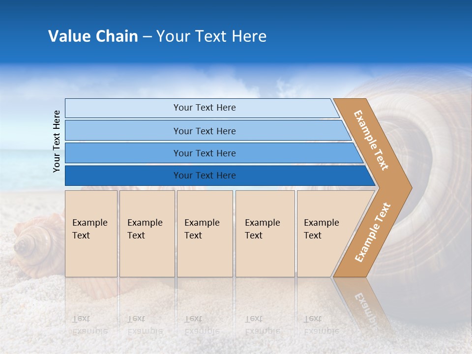 Summer Seashore Resort PowerPoint Template