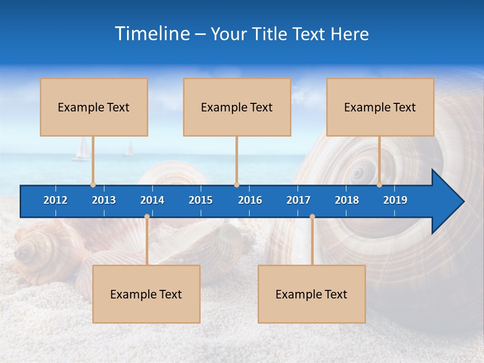 Summer Seashore Resort PowerPoint Template