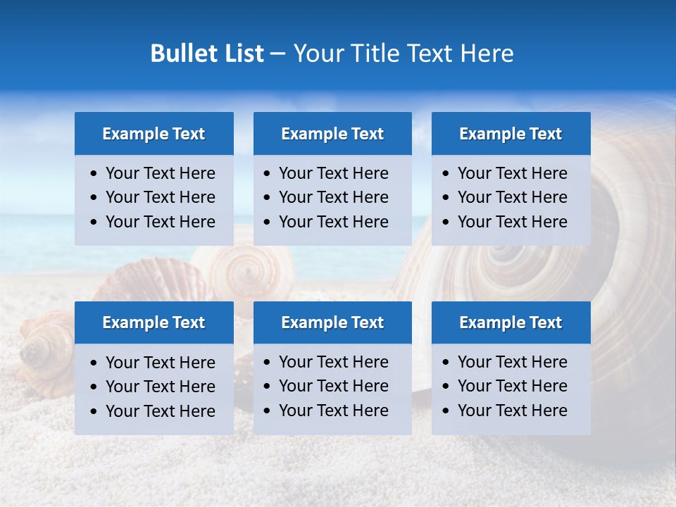 Summer Seashore Resort PowerPoint Template