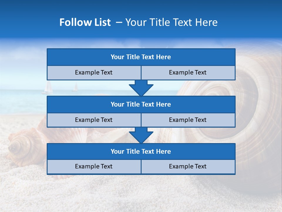 Summer Seashore Resort PowerPoint Template
