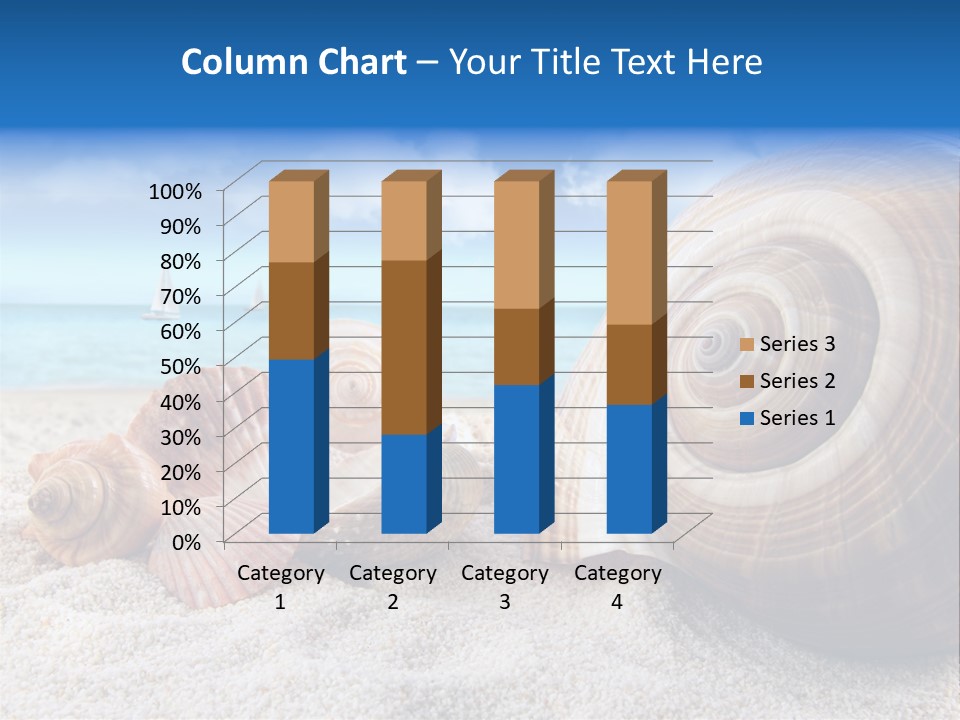 Summer Seashore Resort PowerPoint Template