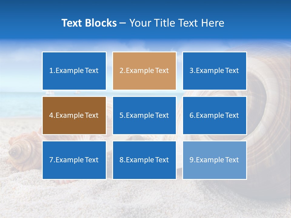 Summer Seashore Resort PowerPoint Template