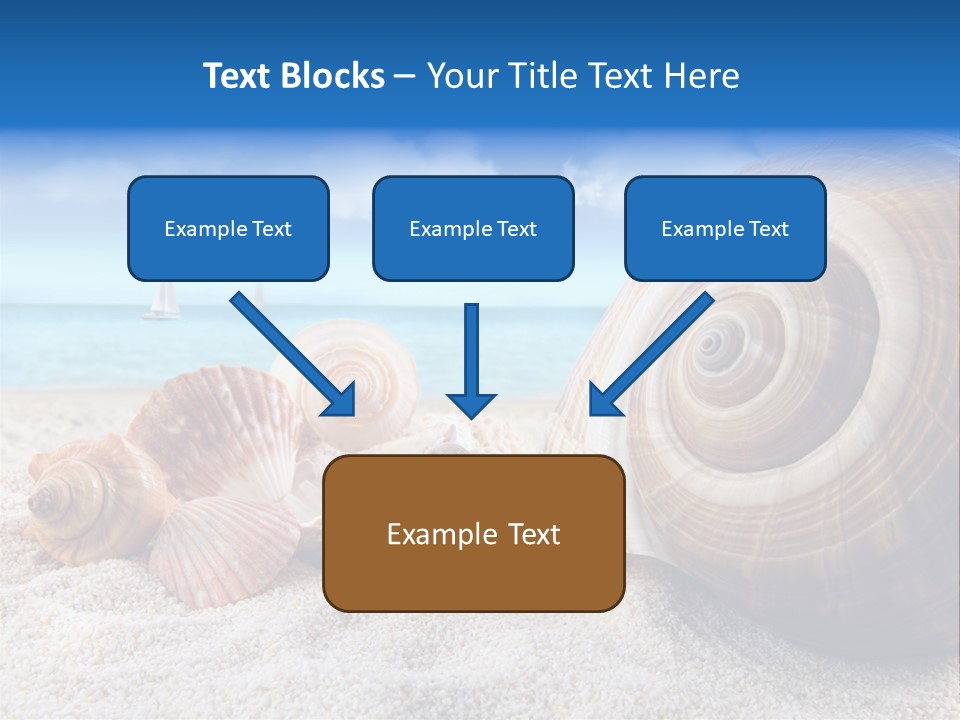 Summer Seashore Resort PowerPoint Template