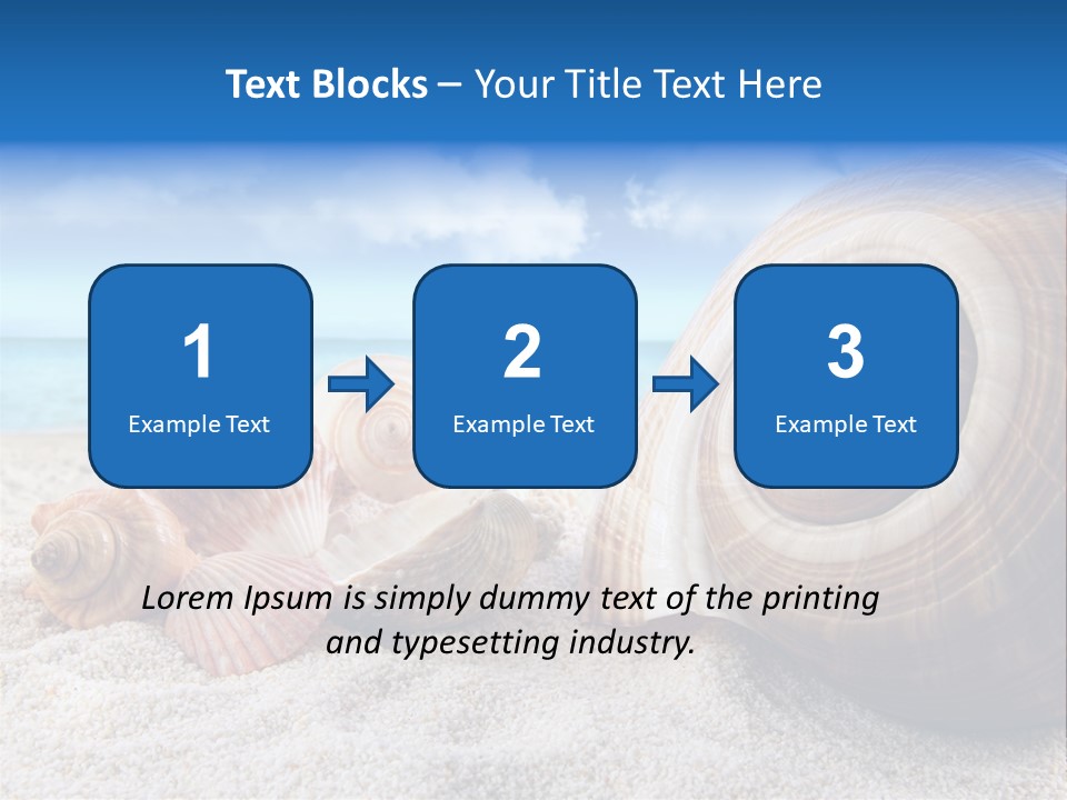 Summer Seashore Resort PowerPoint Template