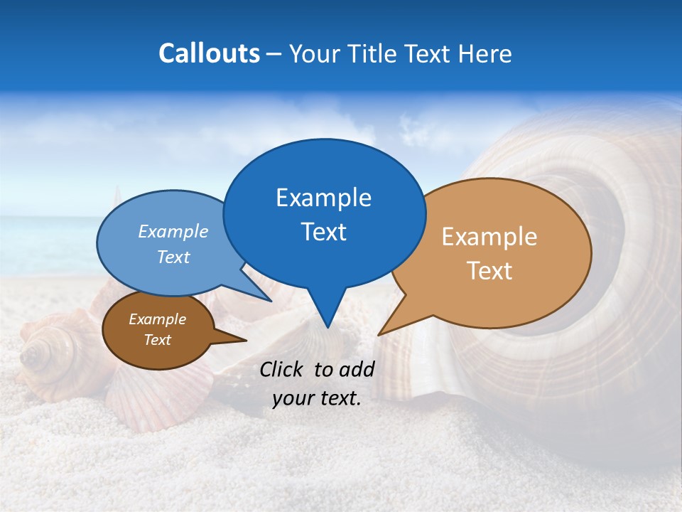 Summer Seashore Resort PowerPoint Template