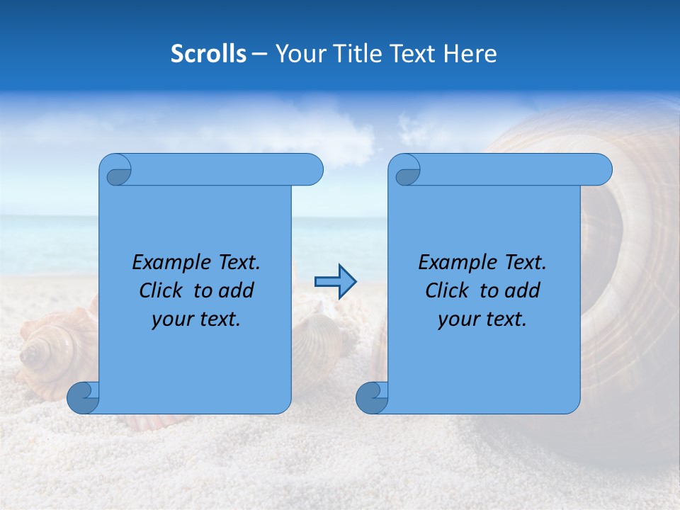 Summer Seashore Resort PowerPoint Template