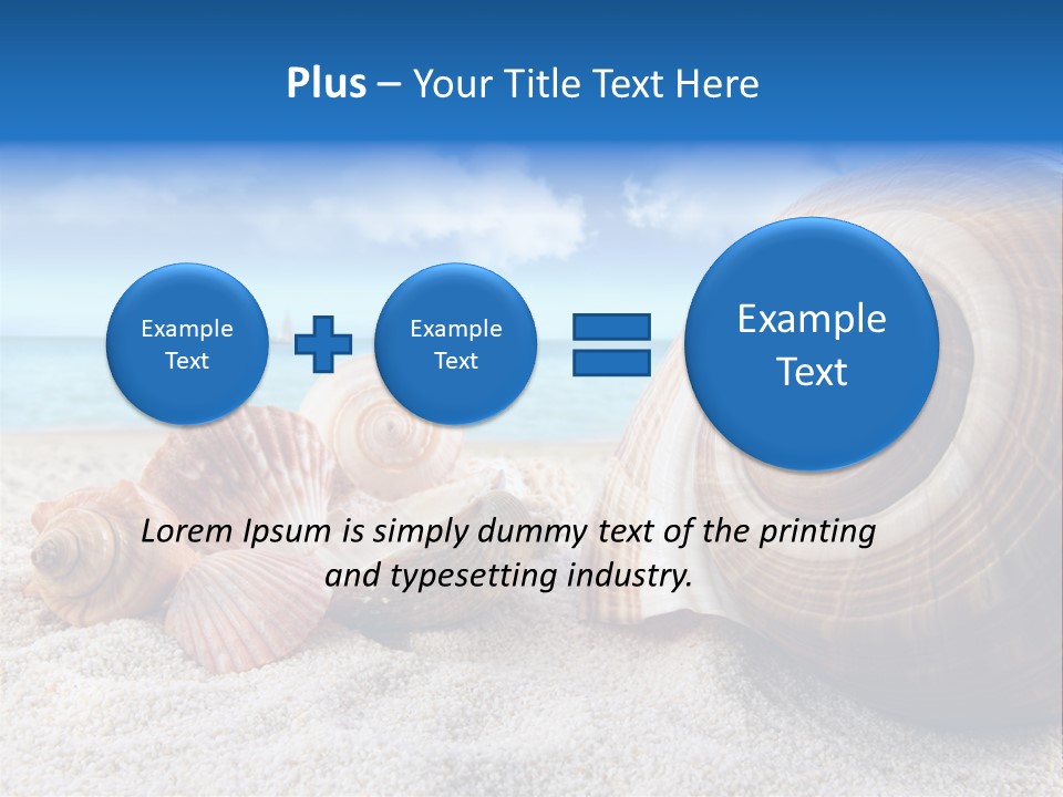 Summer Seashore Resort PowerPoint Template