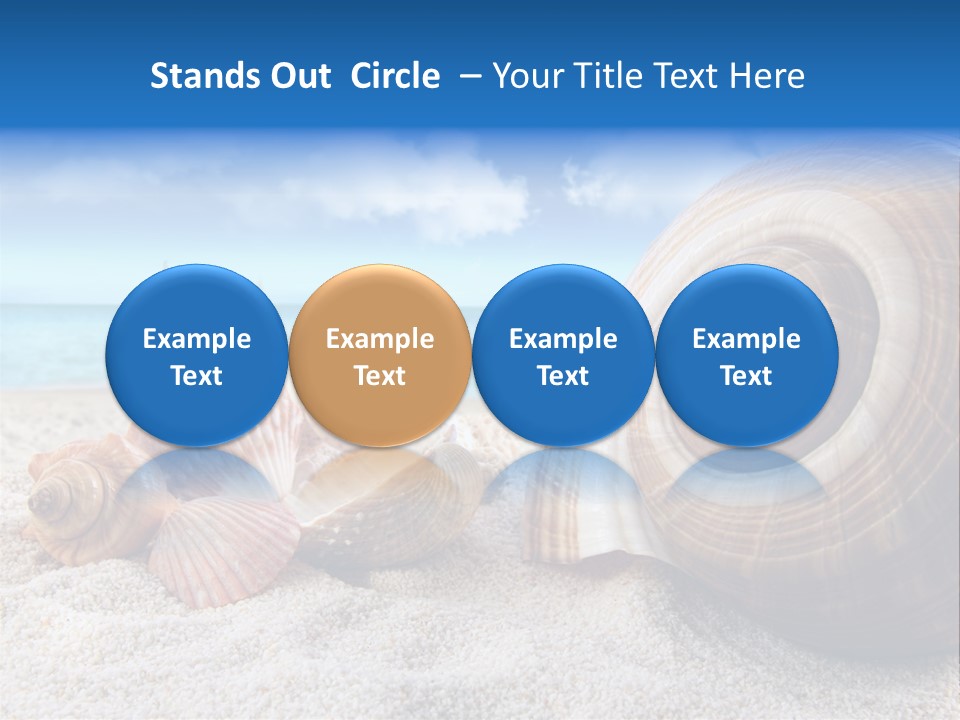 Summer Seashore Resort PowerPoint Template