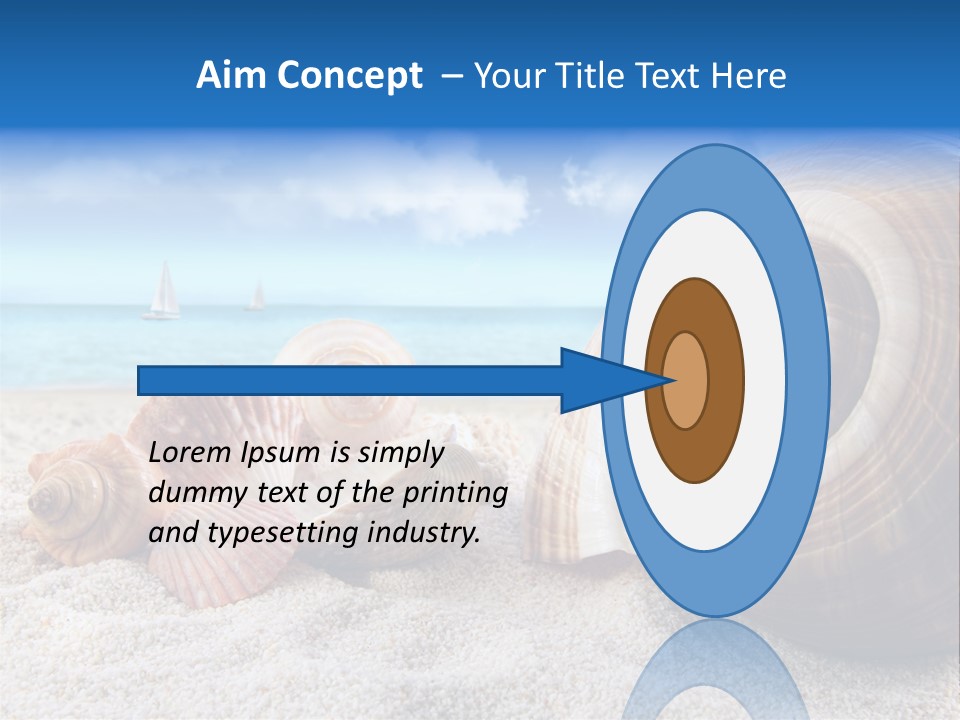 Summer Seashore Resort PowerPoint Template