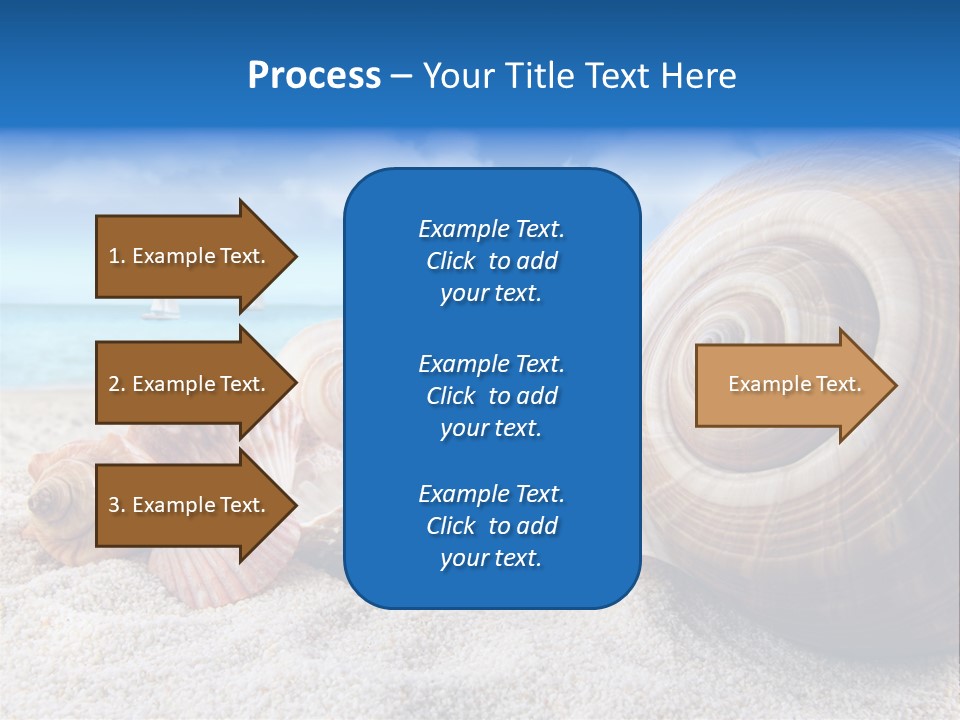 Summer Seashore Resort PowerPoint Template