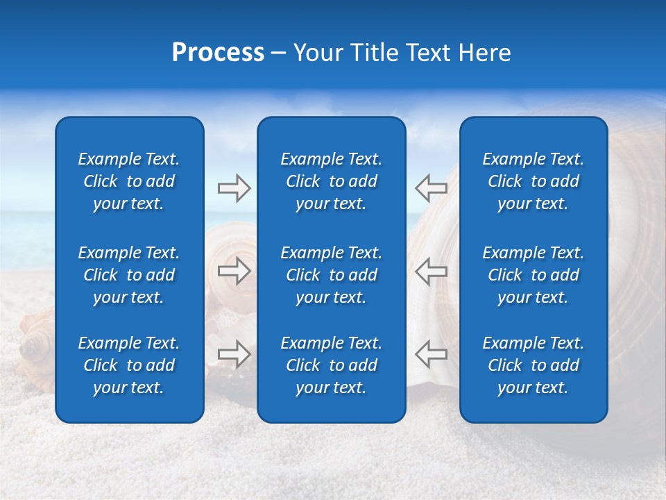 Summer Seashore Resort PowerPoint Template