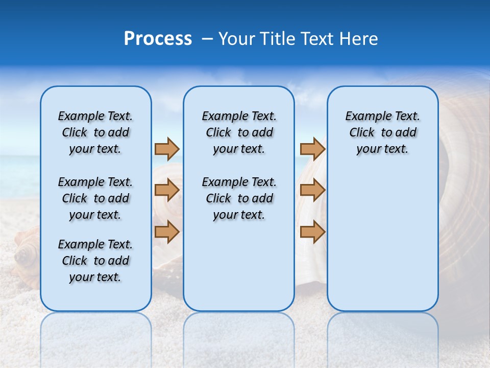 Summer Seashore Resort PowerPoint Template