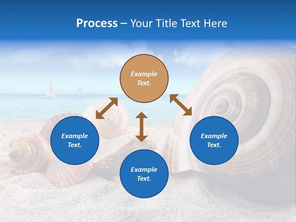 Summer Seashore Resort PowerPoint Template