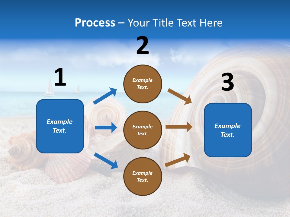 Summer Seashore Resort PowerPoint Template