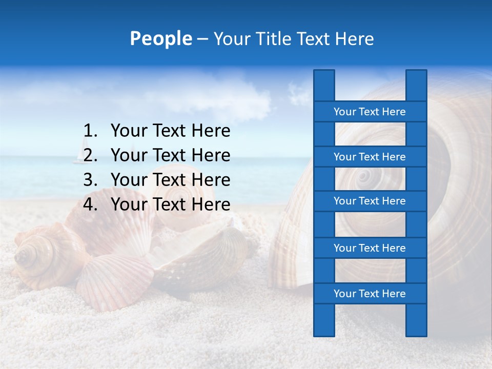 Summer Seashore Resort PowerPoint Template