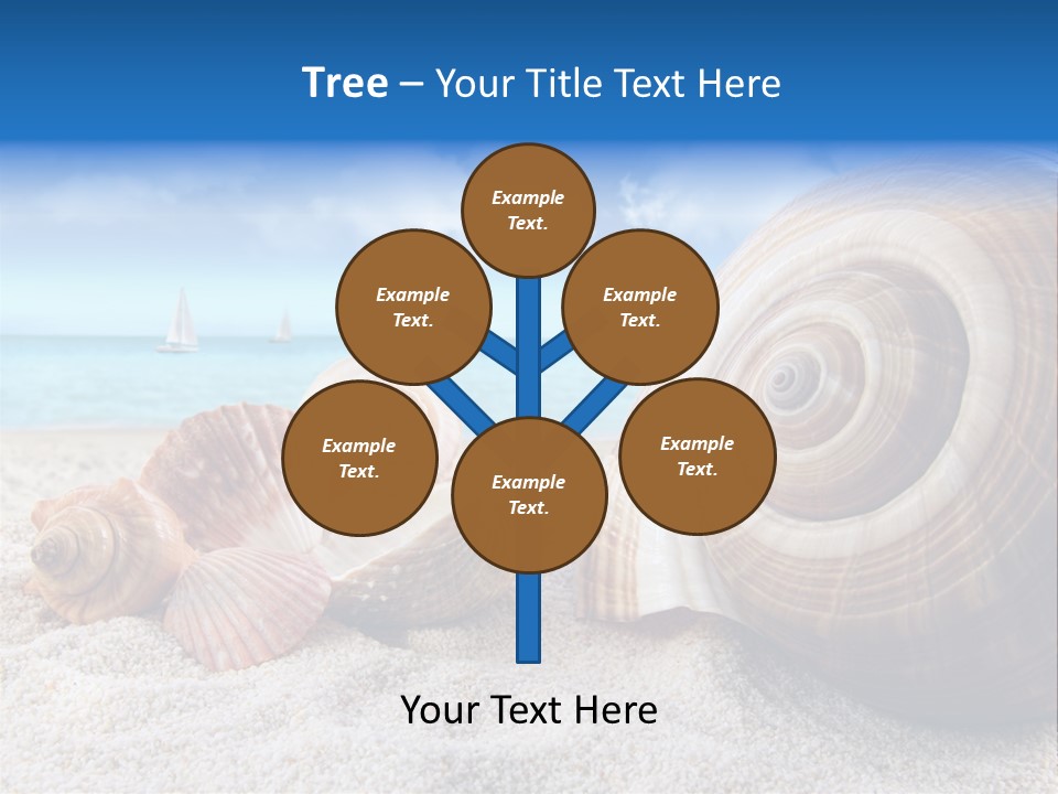 Summer Seashore Resort PowerPoint Template