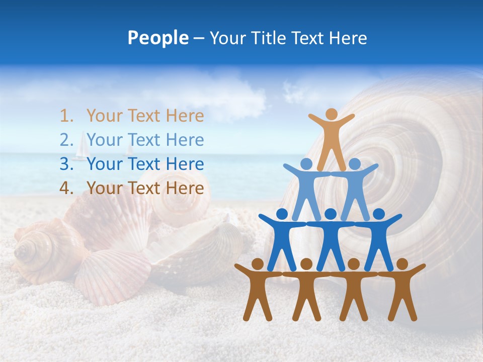 Summer Seashore Resort PowerPoint Template