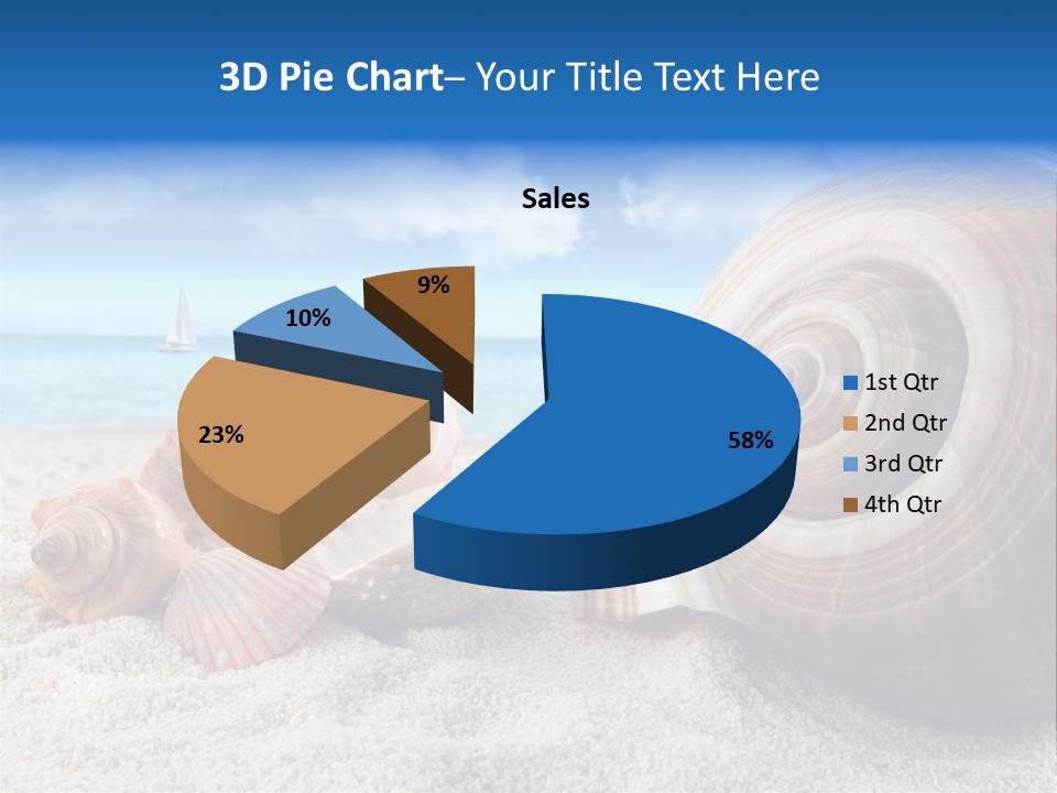 Summer Seashore Resort PowerPoint Template