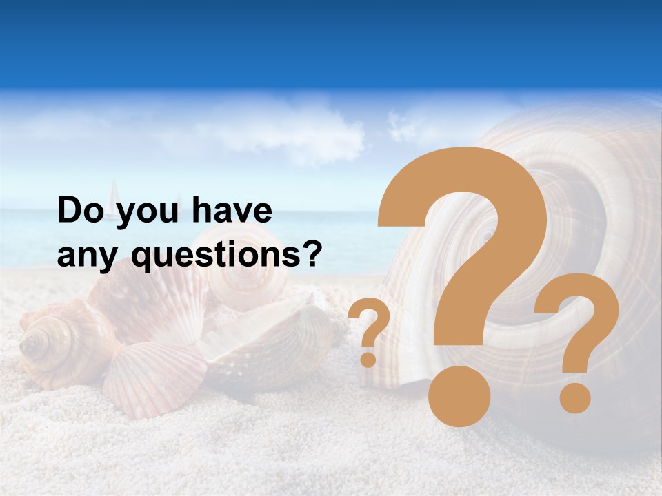 Summer Seashore Resort PowerPoint Template