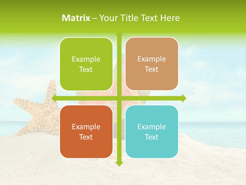 Wave Sun Tropical PowerPoint Template