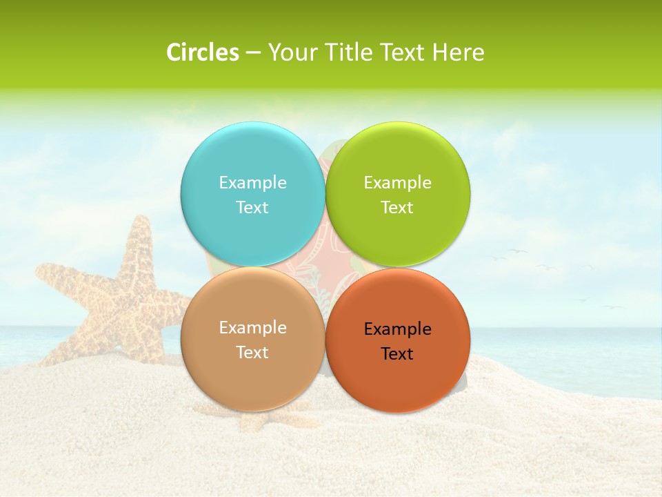 Wave Sun Tropical PowerPoint Template