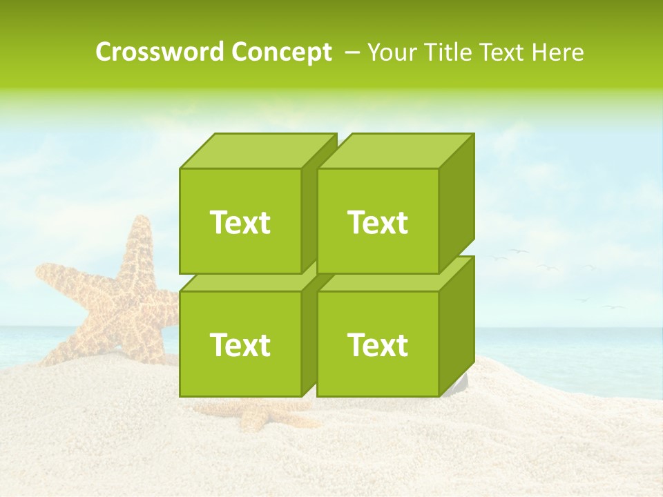 Wave Sun Tropical PowerPoint Template