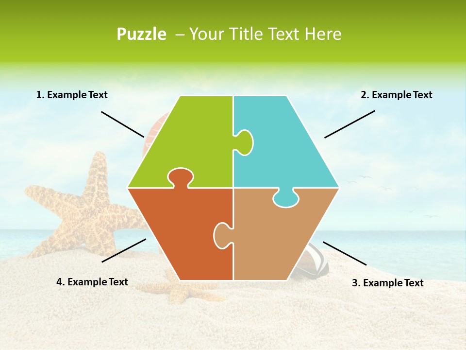 Wave Sun Tropical PowerPoint Template