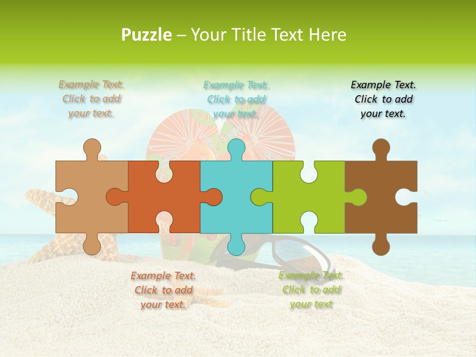 Wave Sun Tropical PowerPoint Template