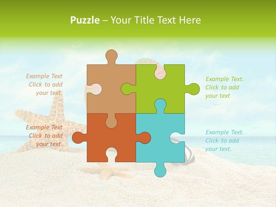 Wave Sun Tropical PowerPoint Template